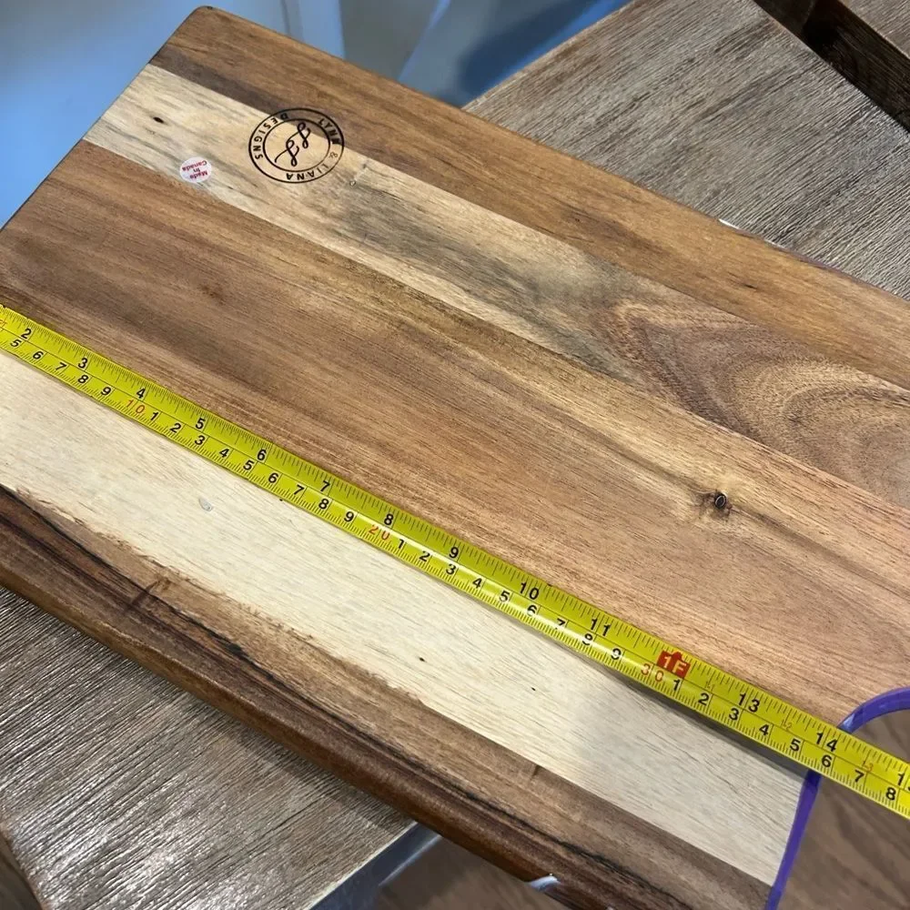 NWT Lynn & Liana Designs Resin Accented Cheese Board ocean vibes - Picture 7 of 7